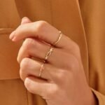 925 Silver Orange Marquise Solitaire Ring - Image 4