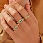 925 Silver Paraiba Art Deco Ring - Image 2