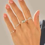 925 Silver Tourmaline Flower Ring - Image 2