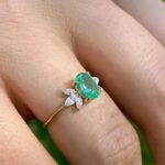 925 Silver Tourmaline Flower Ring - Image 4