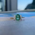 925 Silver Tourmaline Flower Ring - Image 6