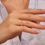 925 Silver Pave Diamond Pinched Wedding Ring - Image 2