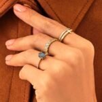 925 Silver Pave Diamond Slim Wedding Ring - Image 4