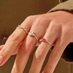 925 Silver Pear Ruby Ring - Image 6
