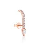 925 Silver Pear Shape Lobe Earring - Image 2