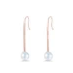 925 Silver Pearl Stick Earrings