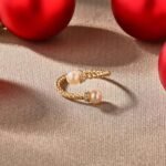 925 Silver Pearl Wraparound Ring - Image 3