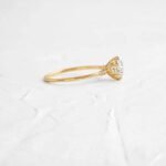 925 Silver 1CT Round Cut Diamond Engagement Ring - Image 3