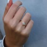 925 Silver Princess Cut Engagement Ring - Image 3