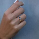 925 Silver Princess Sapphire Ring - Image 4