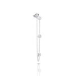 925 Silver Rose Ear Chain