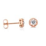 925 Silver Rose Stud Earrings - Image 2