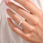 925 Silver Round 7 Diamond Engagement Ring - Image 2