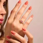 925 Silver Ruby Flower Petals Ring - Image 4