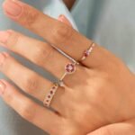 925 Silver Ruby Flower Petals Ring - Image 3