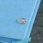 925 Silver Ruby Flower Petals Ring - Image 5
