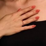 925 Silver Ruby Marquise Band Ring