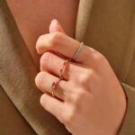 925 Silver Ruby Marquise Band Ring - Image 3