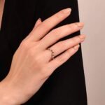 925 Silver Sapphire Stacking Ring - Image 3