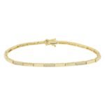 925 Silver Diamond Bars Tennis Bracelet - Image 2