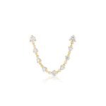 925 Silver Sparkler Double Earring