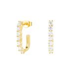 925 Silver Sparkler Pin Earrings