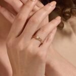 925 Silver Split Shank Bezel Promise Ring