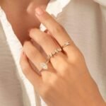 925 Silver Split Shank Bezel Promise Ring - Image 5