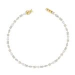 925 Silver Mixed Shape Tennis Bracelet - Image 2