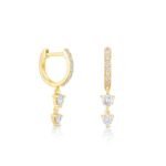 925 Silver Stardust Huggies