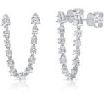 925 Silver Statement Double Segment Earring