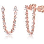 925 Silver Statement Double Segment Earring - Image 4