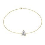 925 Silver Statement Solitaire Diamond Chain - Image 2