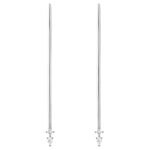 925 Silver Stiletto Earrings - Image 3