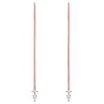 925 Silver Stiletto Earrings - Image 2