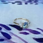 925 Silver Tanzanite Flower Ring - Image 3