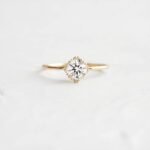 925 Silver 1.5CT Round Cut Diamond Engagement Ring - Image 4
