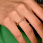 925 Silver Tiny Cross Distance Ring - Image 2