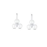 925 Silver Tri Pearl Earrings - Image 4