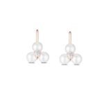925 Silver Tri Pearl Earrings - Image 2