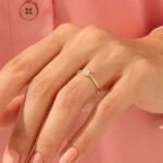 925 Silver Triangle Cut Small Solitaire Ring