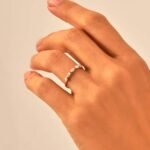 925 Silver Trio Marquise Wedding Ring - Image 4