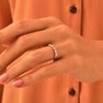 925 Silver Trio Marquise Wedding Ring - Image 5