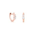 925 Silver Twinkle Huggies - Image 2