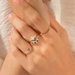 925 Silver Twisted Knot Engagement Ring - Image 5