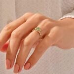 925 Silver Vintage Tourmaline Engagement Ring - Image 2