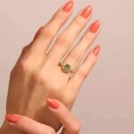 925 Silver Vintage Tourmaline Engagement Ring - Image 4