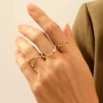 925 Silver Wave Stacking Ring - Image 4