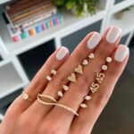 925 Silver Wavy Two Finger Cocktail Ring - Image 4