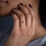 925 Silver Wisp Stacking Diamond Ring - Image 2